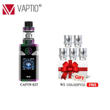 Load image into Gallery viewer, 220w Electronic Cigarette VAPOR CAPTAIN Kit dual 18650 battery box mod 2.0ml atomizer Fitted TFV8 Baby Tank 510 thread Vape kit