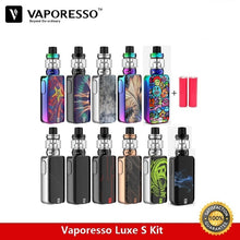 Load image into Gallery viewer, In Stock Vaporesso Luxe S 220W Kit 8ml Skrr-s Vape Tank Box Mod with Dual Batteries QF Meshed Coil QF Strip Vaporizer Kit