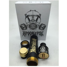 Load image into Gallery viewer, HOT Apocalypse GEN 2 mod kit with apocalypse gen Mechanical Vape Mod and RDA Atomizer Black Gold Colors Vaporizer vape kit