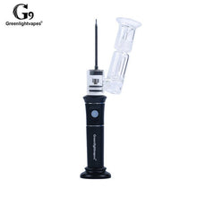 Load image into Gallery viewer, Authentic Greenlightvapes G9 H-enail Plus Portable Wax Pen Dab Rig 2500mAh Water Glass Tube Pipes Bubbler Dry Herb Vapor