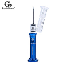 Load image into Gallery viewer, Authentic Greenlightvapes G9 H-enail Plus Portable Wax Pen Dab Rig 2500mAh Water Glass Tube Pipes Bubbler Dry Herb Vapor