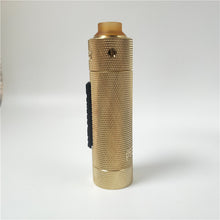 Load image into Gallery viewer, 2019 newest slam piece Mechanical Mod with Shot RDA kit 18350 18650 20700 21700 Battery 30mm brass Mech Mod vape mod kit