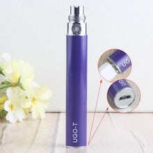 Load image into Gallery viewer, 5pcs UGO-T electronic cigarette battery 650/900/1100mah ego-t evod 510 thread ugo t battery vape mod e cigarette mt3 ce4 battery