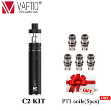 Load image into Gallery viewer, 3000mAh vape mod Vaptio C2 Starter Kit with 100W power &amp; Long-last Battery 2ml/4ml Atomizer Electronic cigarette Vape Pen