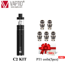 Load image into Gallery viewer, 3000mAh vape mod Vaptio C2 Starter Kit with 100W power &amp; Long-last Battery 2ml/4ml Atomizer Electronic cigarette Vape Pen