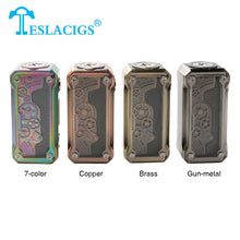 Load image into Gallery viewer, Original 85W Tesla Punk TC Box Mod Portable Punk Style Vape No 18650 Battery Box Mod Electronic Cigarette Box Mod Vs Drag 157W