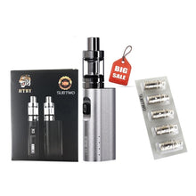 Load image into Gallery viewer, HT 50 E-Cigarettes mod box kit add 5 pcs coil for sale 2ml tank 2200mah electronic cigarette vaporizer vape pen hookah vaper