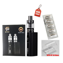 Load image into Gallery viewer, HT 50 E-Cigarettes mod box kit add 5 pcs coil for sale 2ml tank 2200mah electronic cigarette vaporizer vape pen hookah vaper