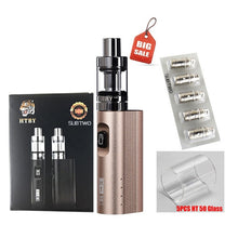 Load image into Gallery viewer, HT 50 E-Cigarettes mod box kit add 5 pcs coil for sale 2ml tank 2200mah electronic cigarette vaporizer vape pen hookah vaper