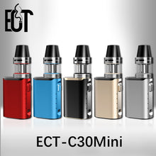 Load image into Gallery viewer, Original electronic cigarette box mod ECT C30 mini battery with Kenjoy Met Atomizer 2ml ect c30mini 30w vaporizer vape mod kit