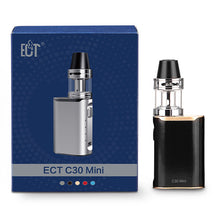 Load image into Gallery viewer, Original electronic cigarette box mod ECT C30 mini battery with Kenjoy Met Atomizer 2ml ect c30mini 30w vaporizer vape mod kit