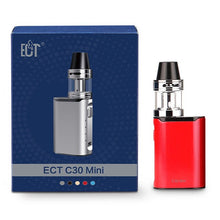Load image into Gallery viewer, Original electronic cigarette box mod ECT C30 mini battery with Kenjoy Met Atomizer 2ml ect c30mini 30w vaporizer vape mod kit
