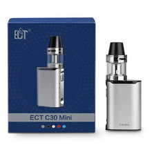 Load image into Gallery viewer, Original electronic cigarette box mod ECT C30 mini battery with Kenjoy Met Atomizer 2ml ect c30mini 30w vaporizer vape mod kit