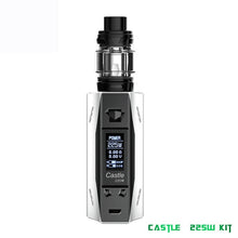 Load image into Gallery viewer, ATVS Castle 225W Box Mod Kit With SR11 Atomizer 225W Mods 0.15ohm Dual Core Without 18650 Battery Electronic Cigarettes Kits