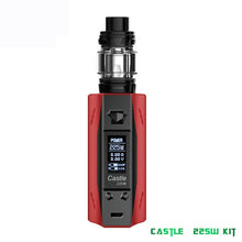 Load image into Gallery viewer, ATVS Castle 225W Box Mod Kit With SR11 Atomizer 225W Mods 0.15ohm Dual Core Without 18650 Battery Electronic Cigarettes Kits