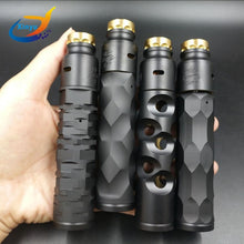 Load image into Gallery viewer, AV MOD kit e-cigarette KIT  brass Material Mechanical MOD 18650 battery 510 wire 24mm diameter Vape pen WITH drip RDA atomizer