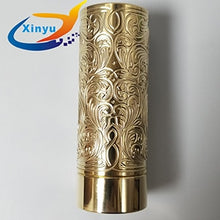 Load image into Gallery viewer, 2019 pandora Slam piece engraving 18650 20650 20700 21700 Battery 31mm Brass Vaporizer VAPE Mechanical mod VS AvidLyfe MOD kit