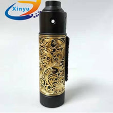 Load image into Gallery viewer, 2019 pandora Slam piece engraving 18650 20650 20700 21700 Battery 31mm Brass Vaporizer VAPE Mechanical mod VS AvidLyfe MOD kit
