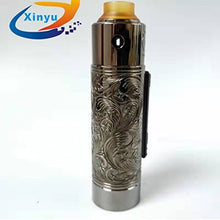 Load image into Gallery viewer, 2019 pandora Slam piece engraving 18650 20650 20700 21700 Battery 31mm Brass Vaporizer VAPE Mechanical mod VS AvidLyfe MOD kit