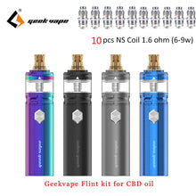 Load image into Gallery viewer, Big sale Geekvape Flint 1000mAh kit for CBD oil IPX5 Water-resistant Vaporizer Kit fit NS Coil E Cigarette Vape Pen Kits