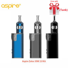 Load image into Gallery viewer, Free tank Original Aspire Zelos 50W 2.0 Kit MTL with Nautilus 2S tank 2.6ml/2ml Adjustable Airflow Top-fill E-cig Vape Kit