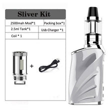 Load image into Gallery viewer, Cool SDK 100w electronic cigarette box mod kit 2500mah build-in battery 2.5ml tank vape pen mod kit e-cigarettes vaporizer