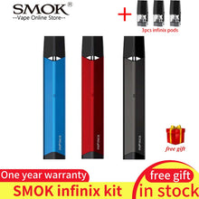 Load image into Gallery viewer, SMOK INFINIX pod vape Kit built-in 250mAh battery 2ml capacity SMOK Vape Pen Electronic Cigarette Vaporizer starter kit