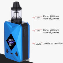 Load image into Gallery viewer, Original M6 100W Box Mod Kit 2600mAh Battery Vaporizer Huge Smoke Cessation Electronic Cigarette with 4ML Vape Atomizer
