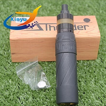 Load image into Gallery viewer, 2019 newest Elthunder mod 21700 20700 18650 battery brass Vaporizer Mod 27mm diamater vape mod with KF KAYFUN LITE RTA