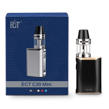 Load image into Gallery viewer, ECT005 Original E-cigarette kit  with ECT C30 mini battery box Kenjoy Met Atomizer 2ml ect c30mini 30w vaporizer vape mod kit